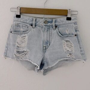 Pacsun High Rise Festival Denim Shorts